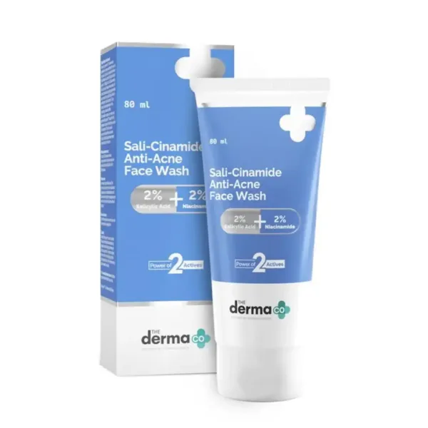 the derma co anti acne salicinamide face wash