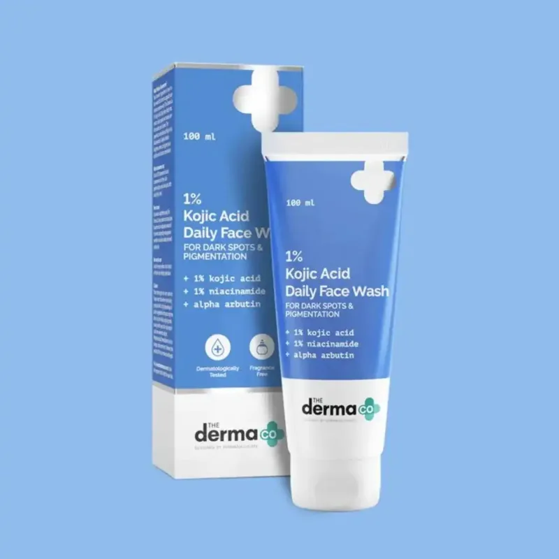 derma co kojic acid face wash