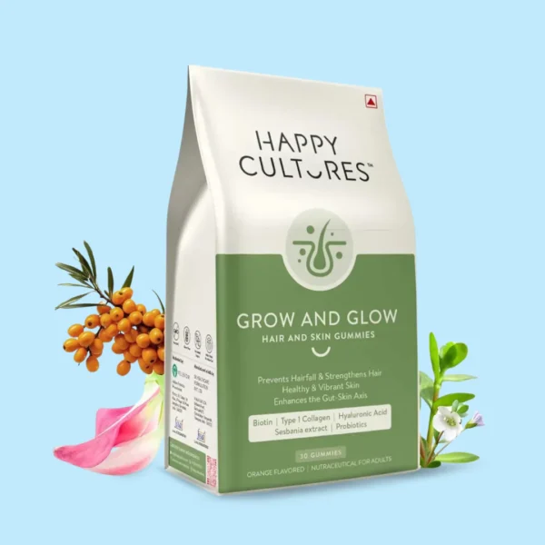 happy cultures hair growth gummies